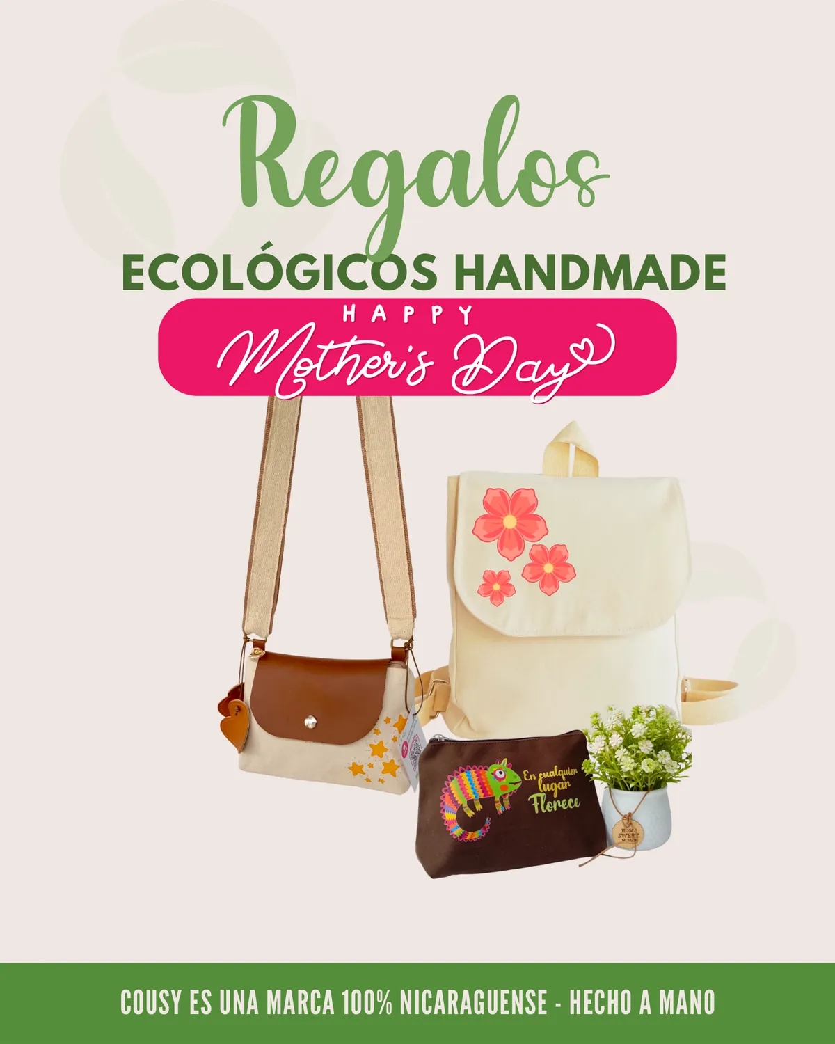 Portada de regalos ecológicos hechos a mano de Cousy para campañas corporativas.