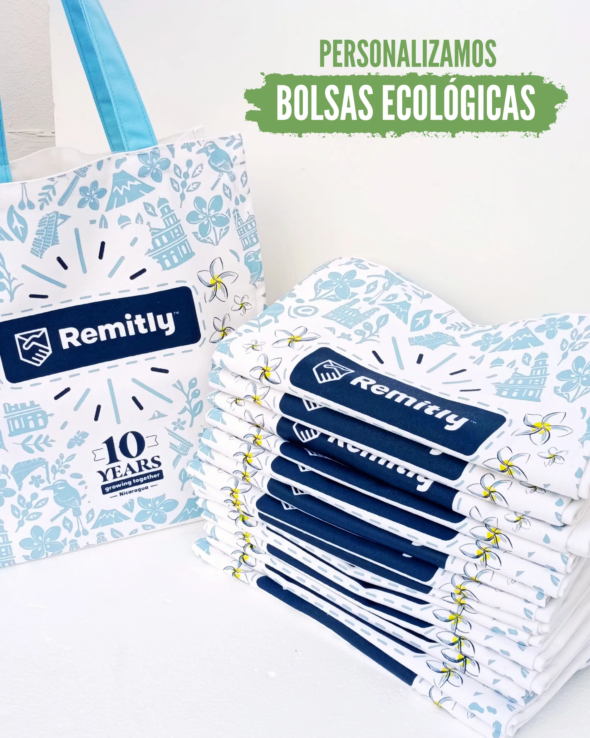 Bolsa cuadrada personalizada | producto promocional para empresas