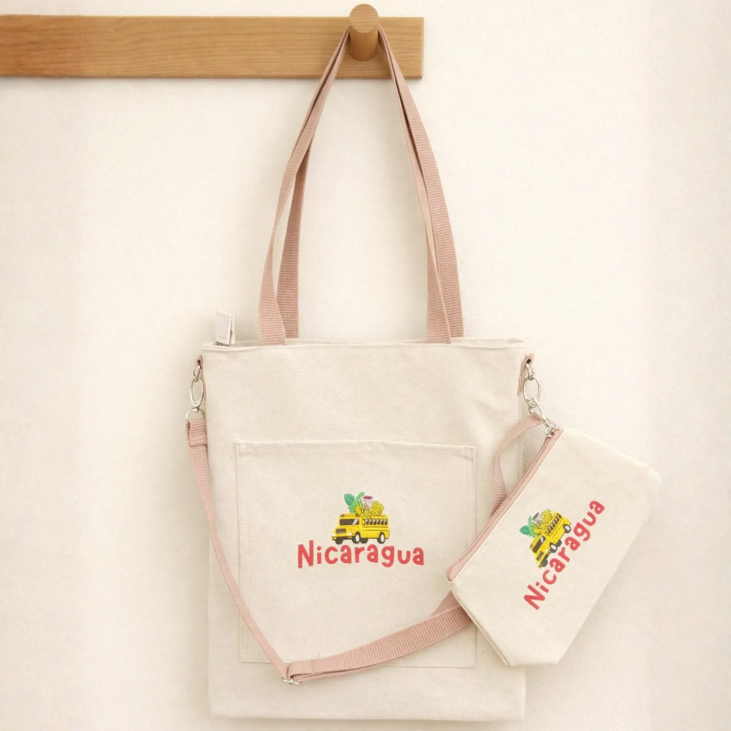 Kit corporativo ecológico personalizado (bolso + cartera) para empresas | producto promocional para empresas