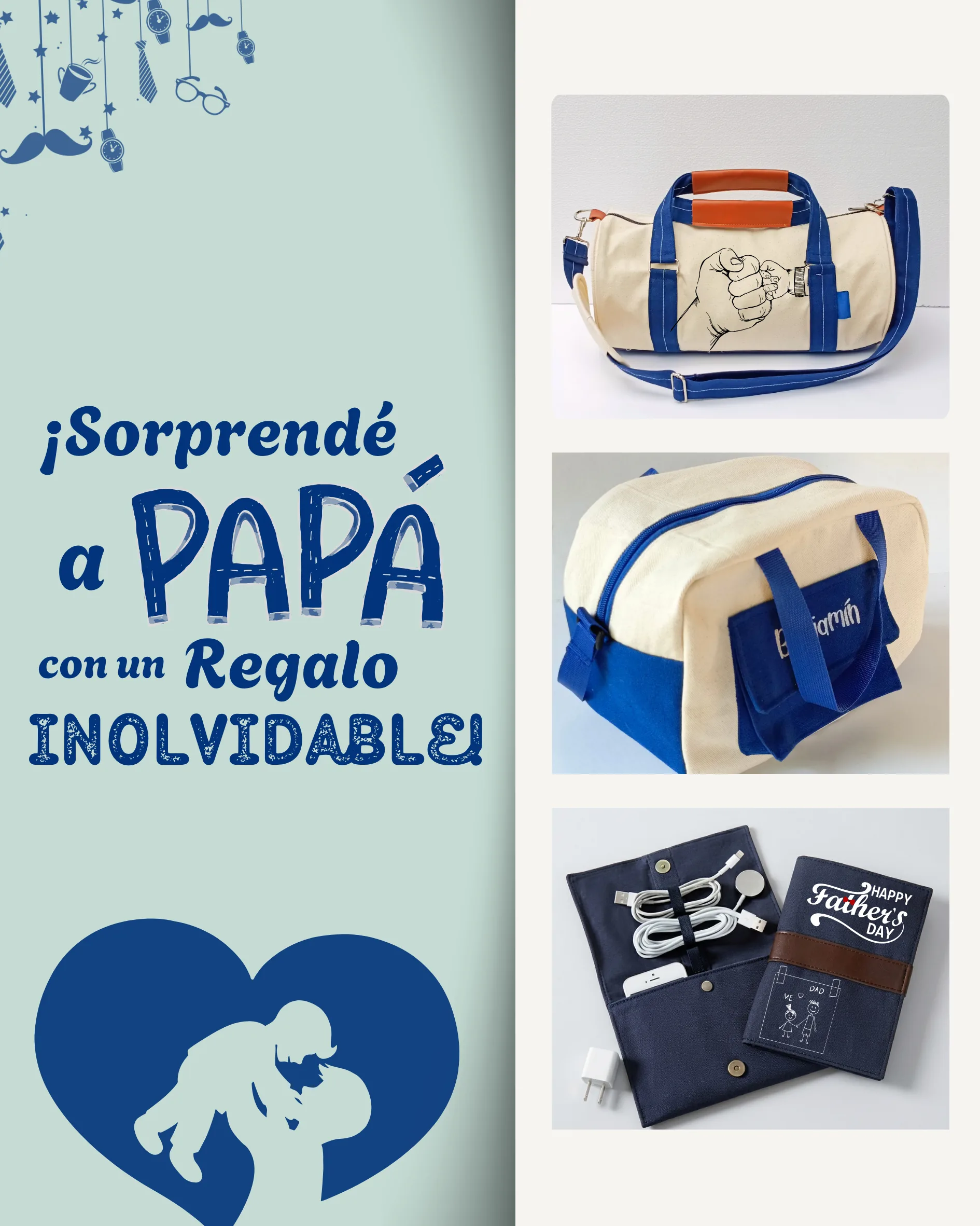 Kit para papá personalizado | producto promocional para empresas