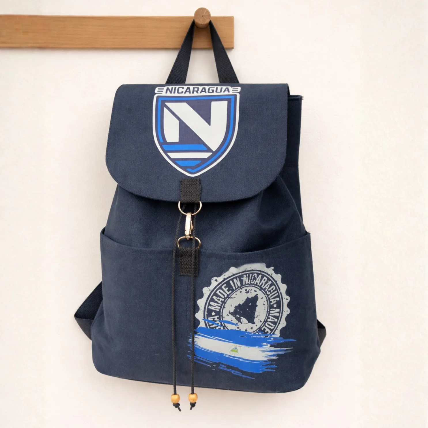 Mochila ecológica artesanal personalizada para empresas (modelo Hope) | producto promocional para empresas